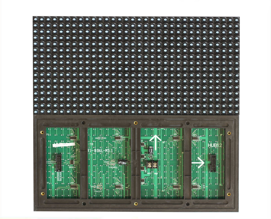 戶外P10單藍(lán)直插